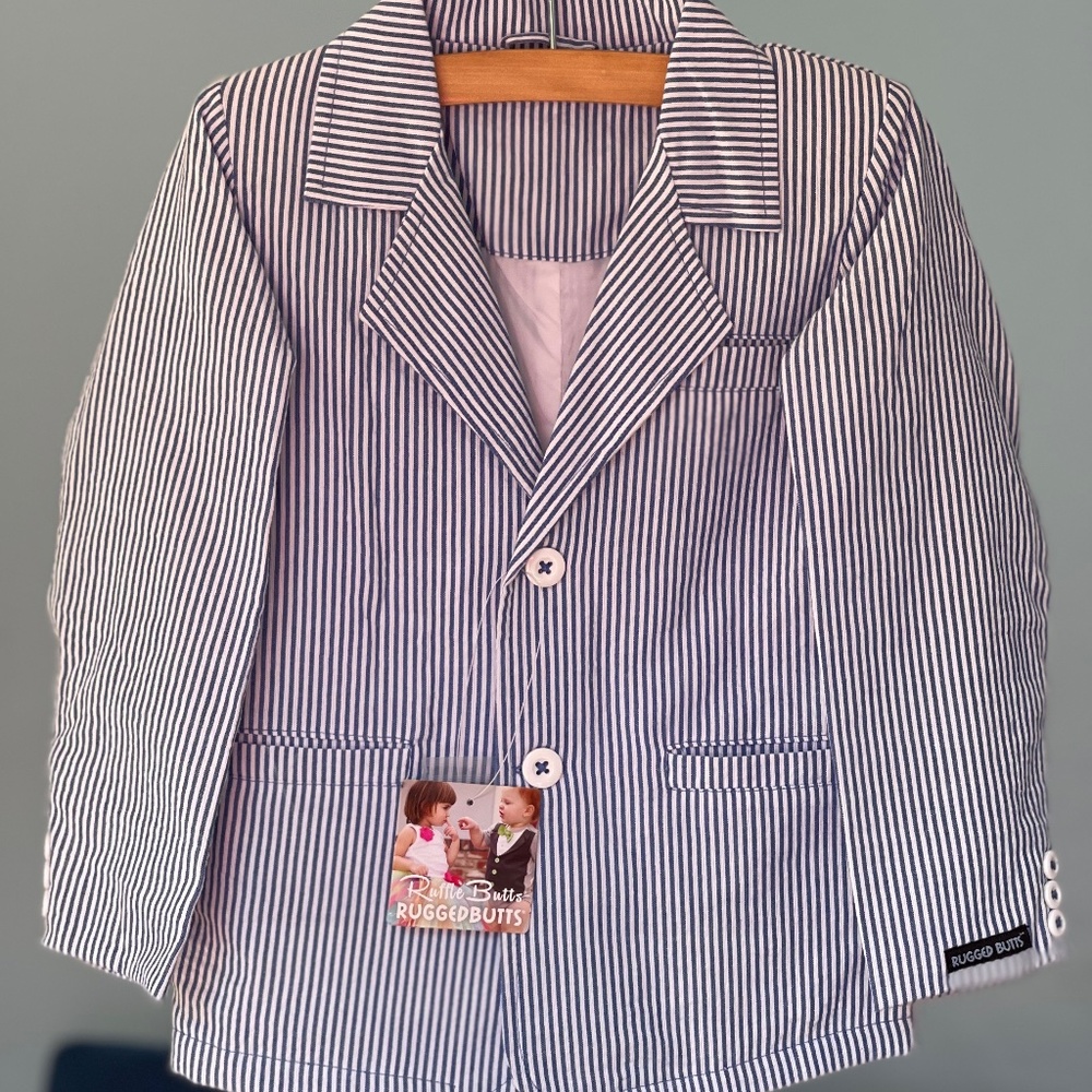 Seersucker Blazer